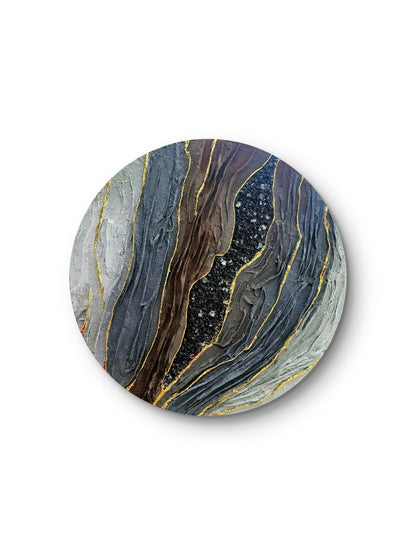 Auric Geode - Art Whims | Handcrafted Textured Art for Inspired Spaces