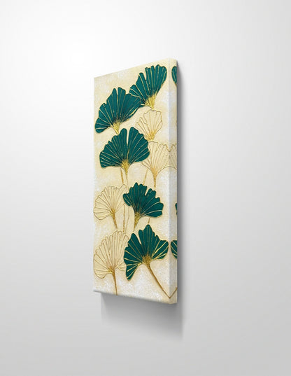 Gingko Lush (Diptych) - Art Whims | Handcrafted Textured Art for Inspired Spaces