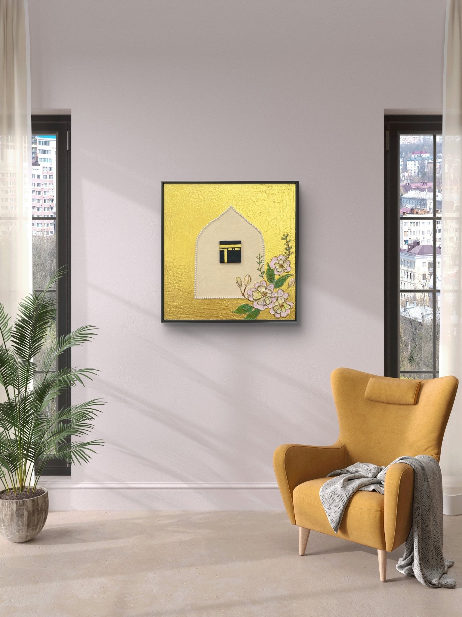 Qibla - Art Whims | Handcrafted Textured Art for Inspired Spaces