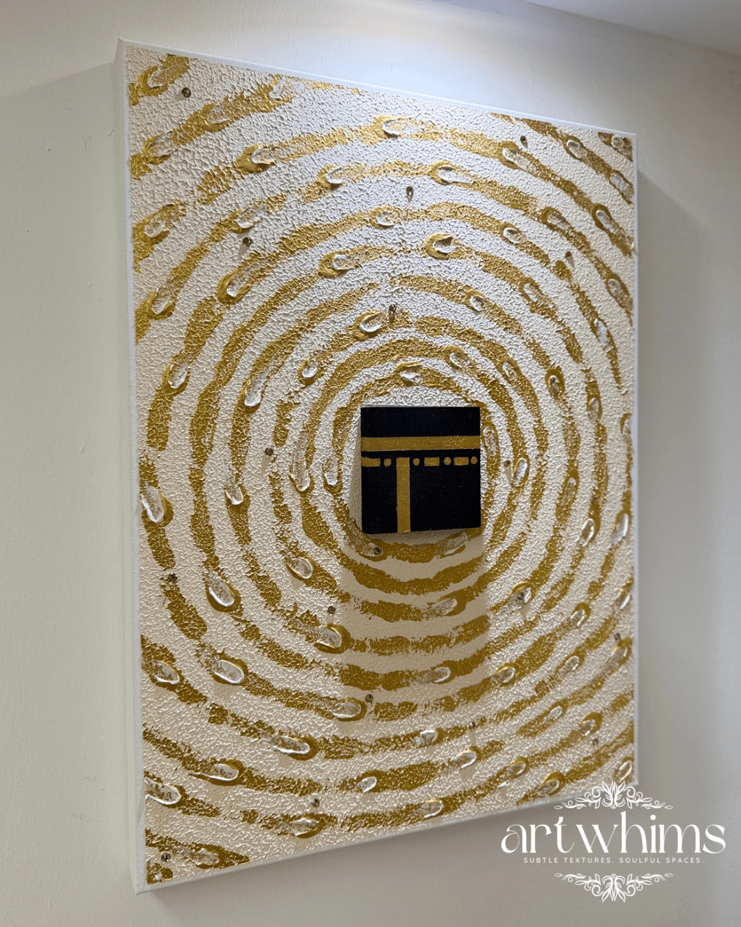 Radiance of Faith - Art Whims | Handcrafted Textured Art for Inspired Spaces