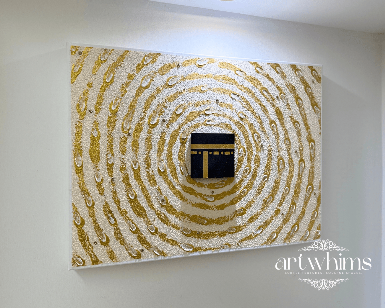 Radiance of Faith - Art Whims | Handcrafted Textured Art for Inspired Spaces