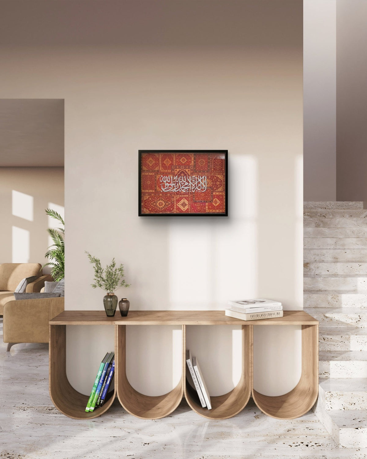 Sacred Tapestry (Crimson) - Art Whims