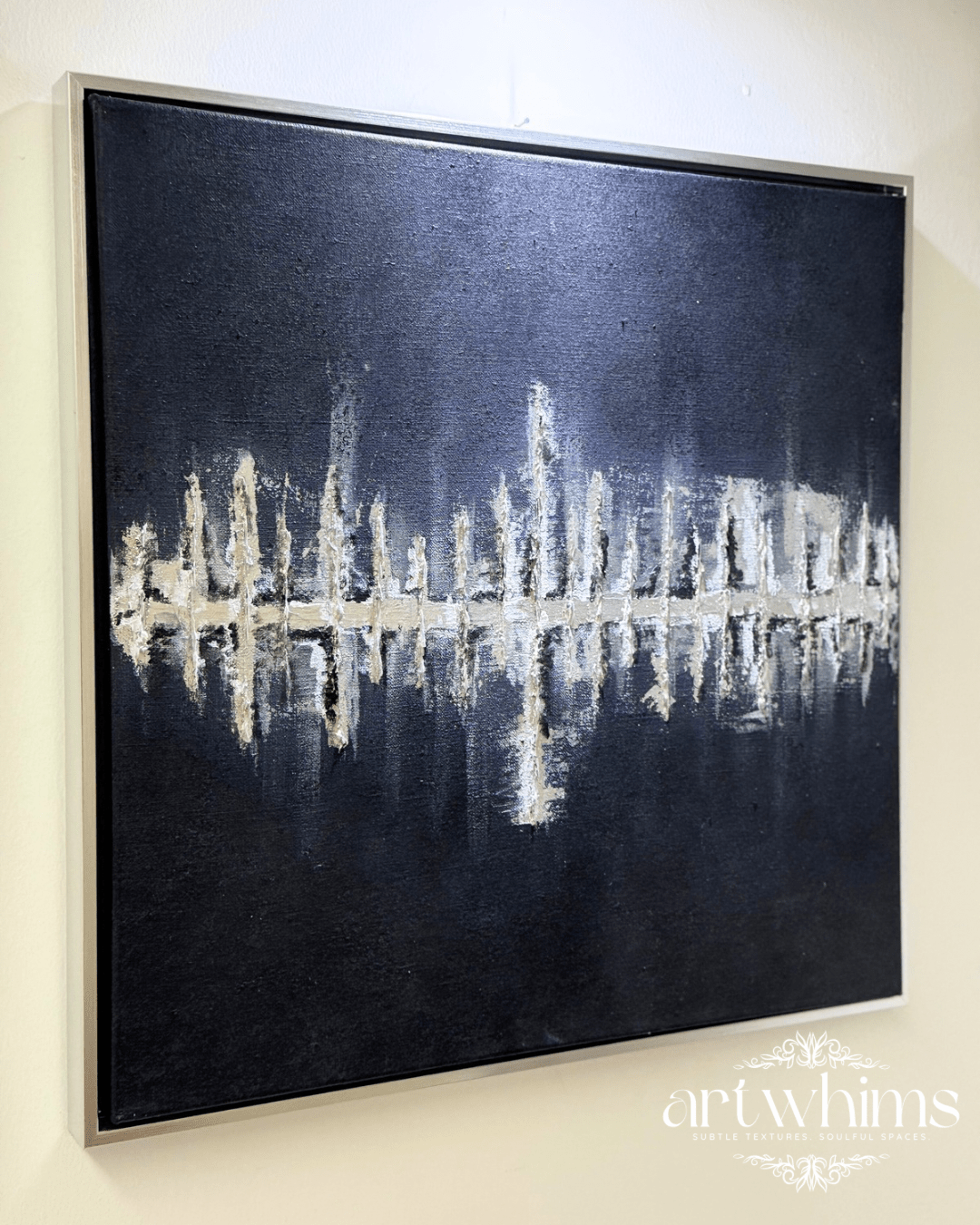 Silent Reflections - Art Whims | Handcrafted Textured Art for Inspired Spaces