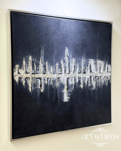 Silent Reflections - Art Whims | Handcrafted Textured Art for Inspired Spaces