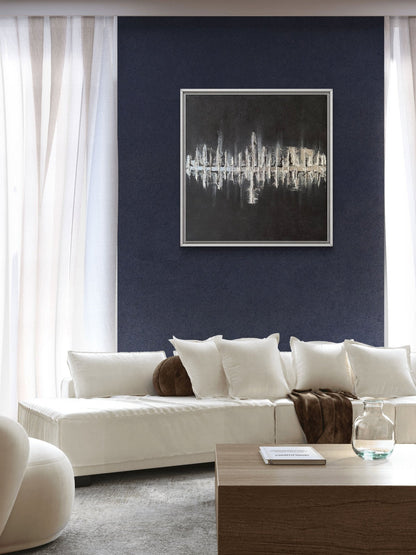 Silent Reflections - Art Whims | Handcrafted Textured Art for Inspired Spaces