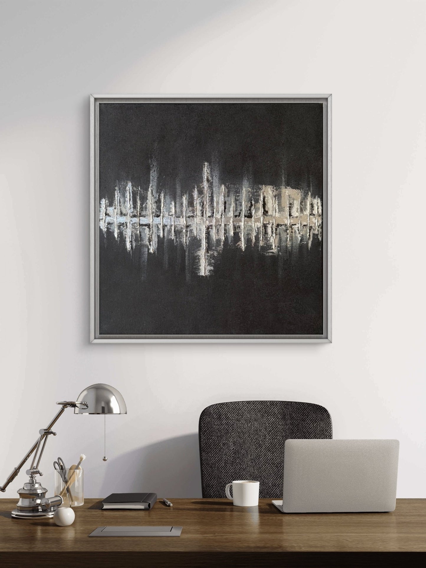 Silent Reflections - Art Whims | Handcrafted Textured Art for Inspired Spaces