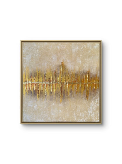 The Golden Echo - Art Whims | Handcrafted Textured Art for Inspired Spaces