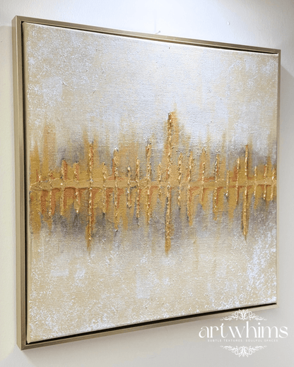 The Golden Echo - Art Whims | Handcrafted Textured Art for Inspired Spaces
