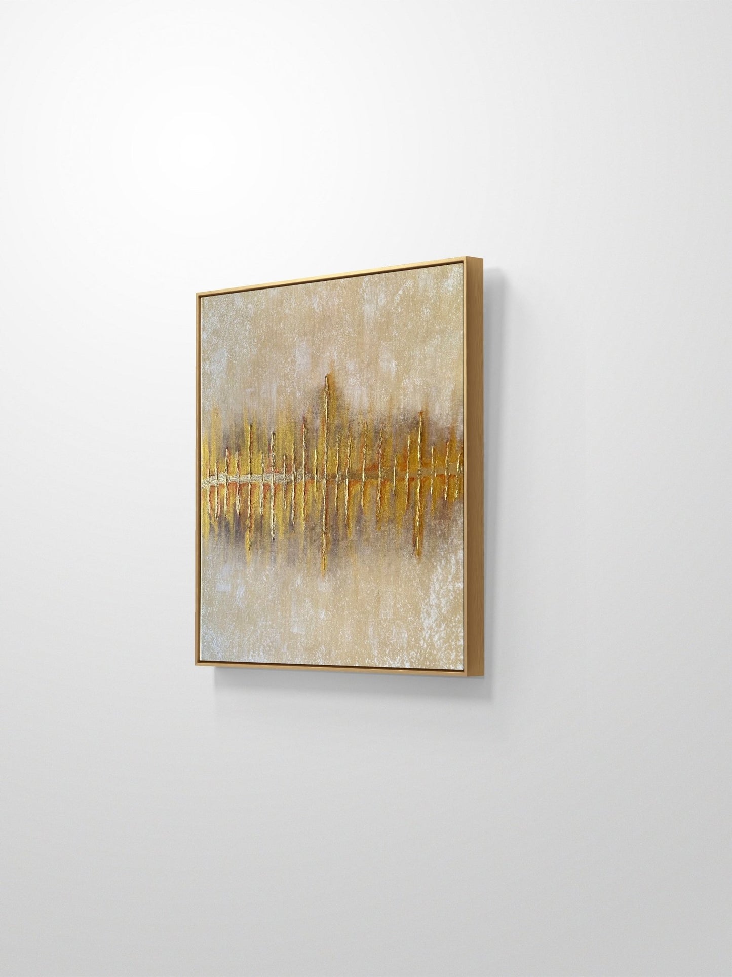 The Golden Echo - Art Whims | Handcrafted Textured Art for Inspired Spaces