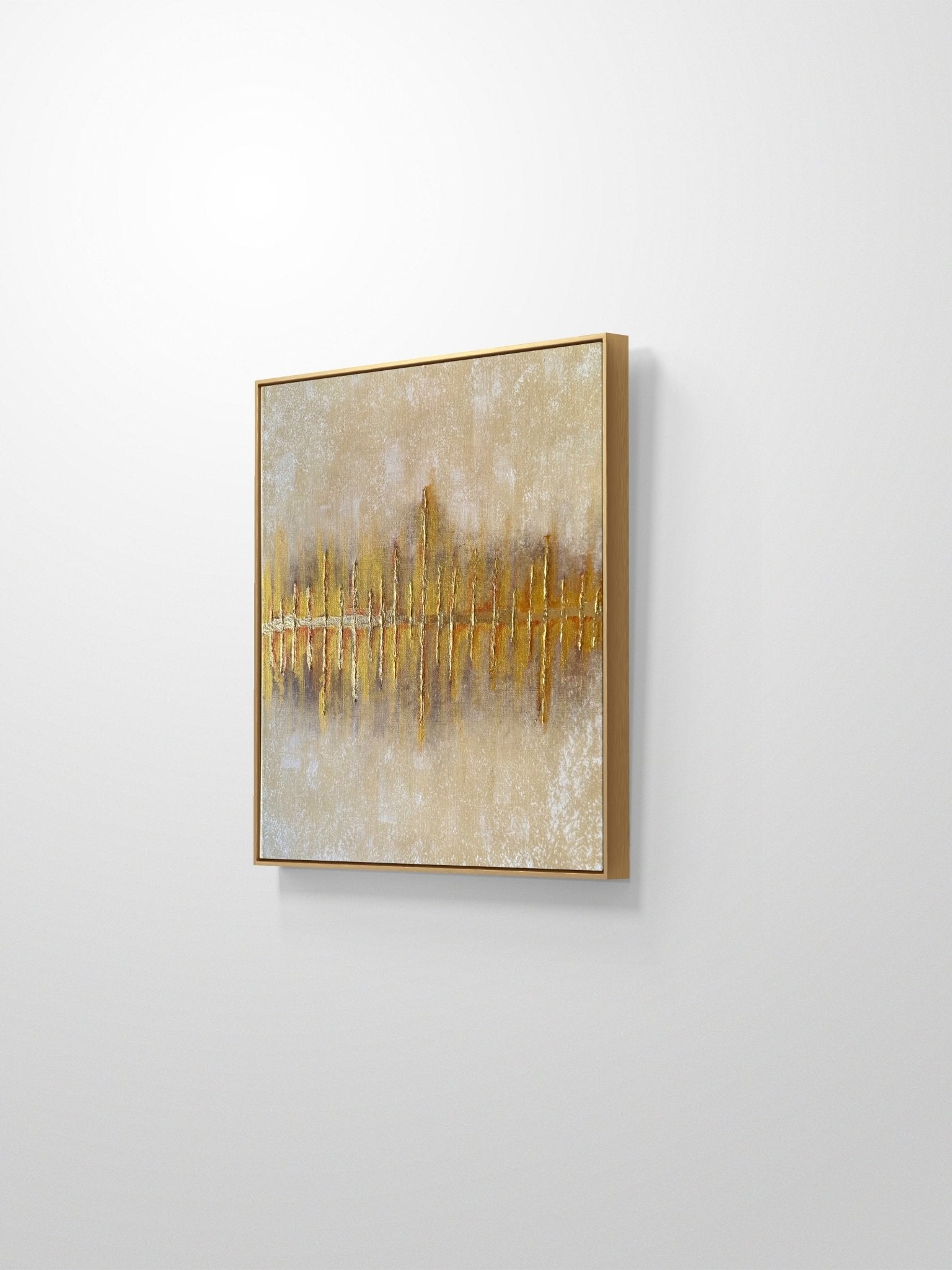 The Golden Echo - Art Whims | Handcrafted Textured Art for Inspired Spaces