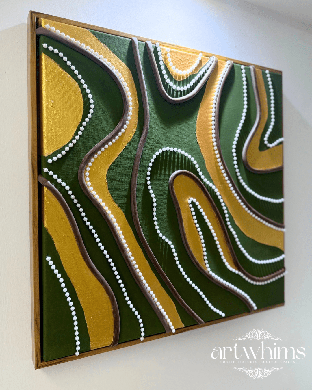 Topo Eco (Diptych) - Art Whims | Handcrafted Textured Art for Inspired Spaces