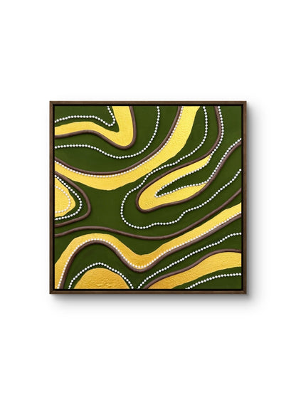 Topo Eco (Diptych) - Art Whims | Handcrafted Textured Art for Inspired Spaces