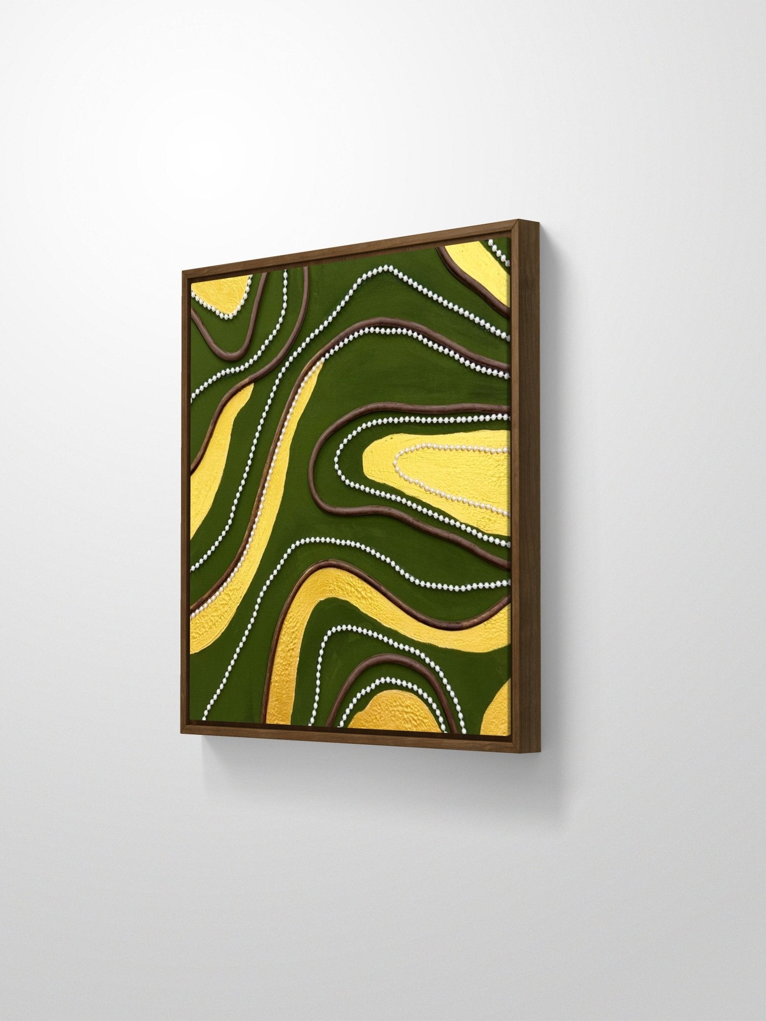 Topo Eco (Diptych) - Art Whims | Handcrafted Textured Art for Inspired Spaces