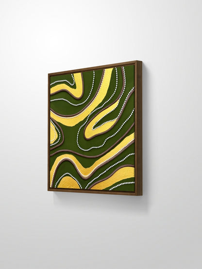 Topo Eco (Diptych) - Art Whims | Handcrafted Textured Art for Inspired Spaces