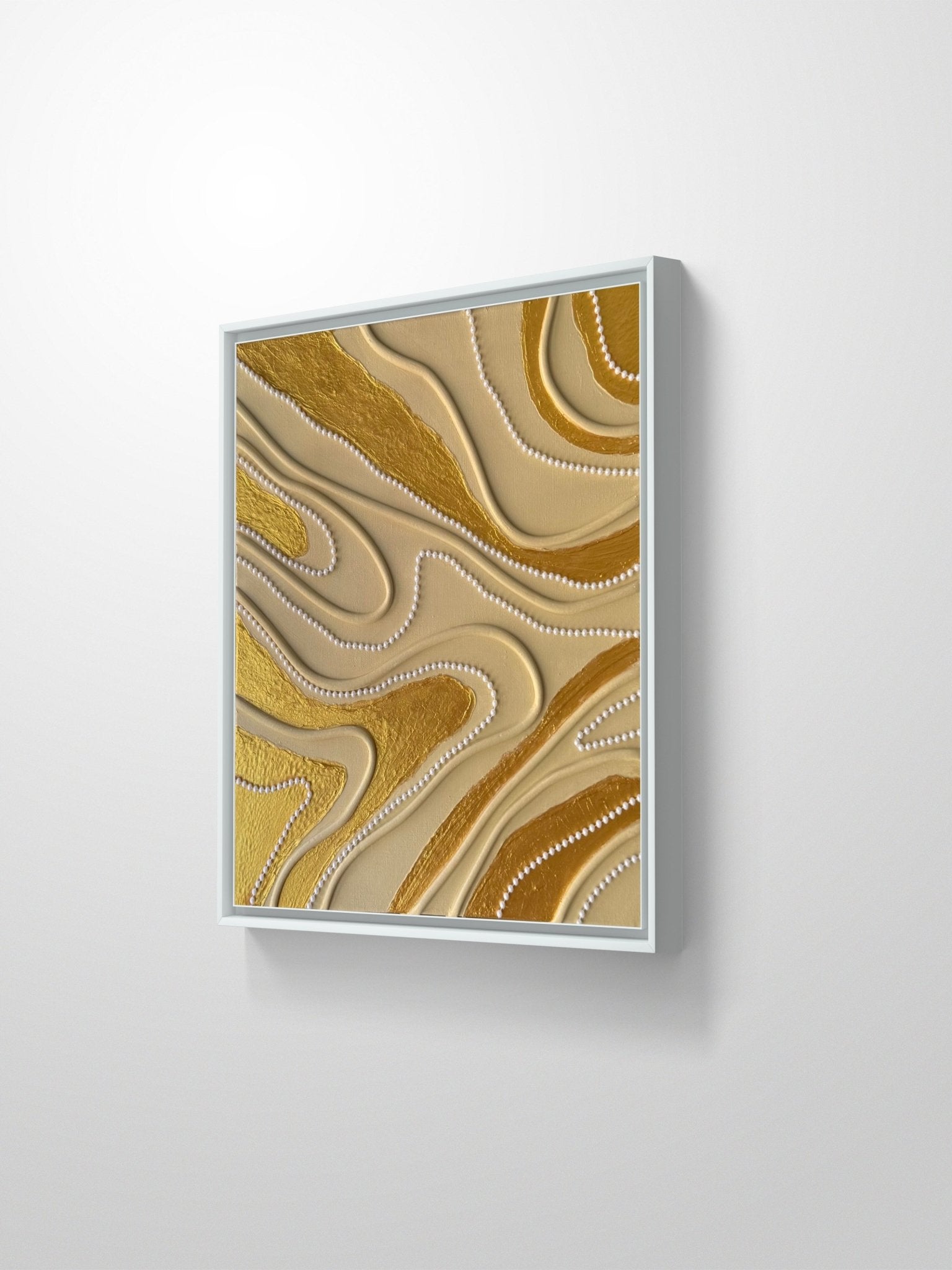 Topo Luxé (Diptych) - Art Whims | Handcrafted Textured Art for Inspired Spaces