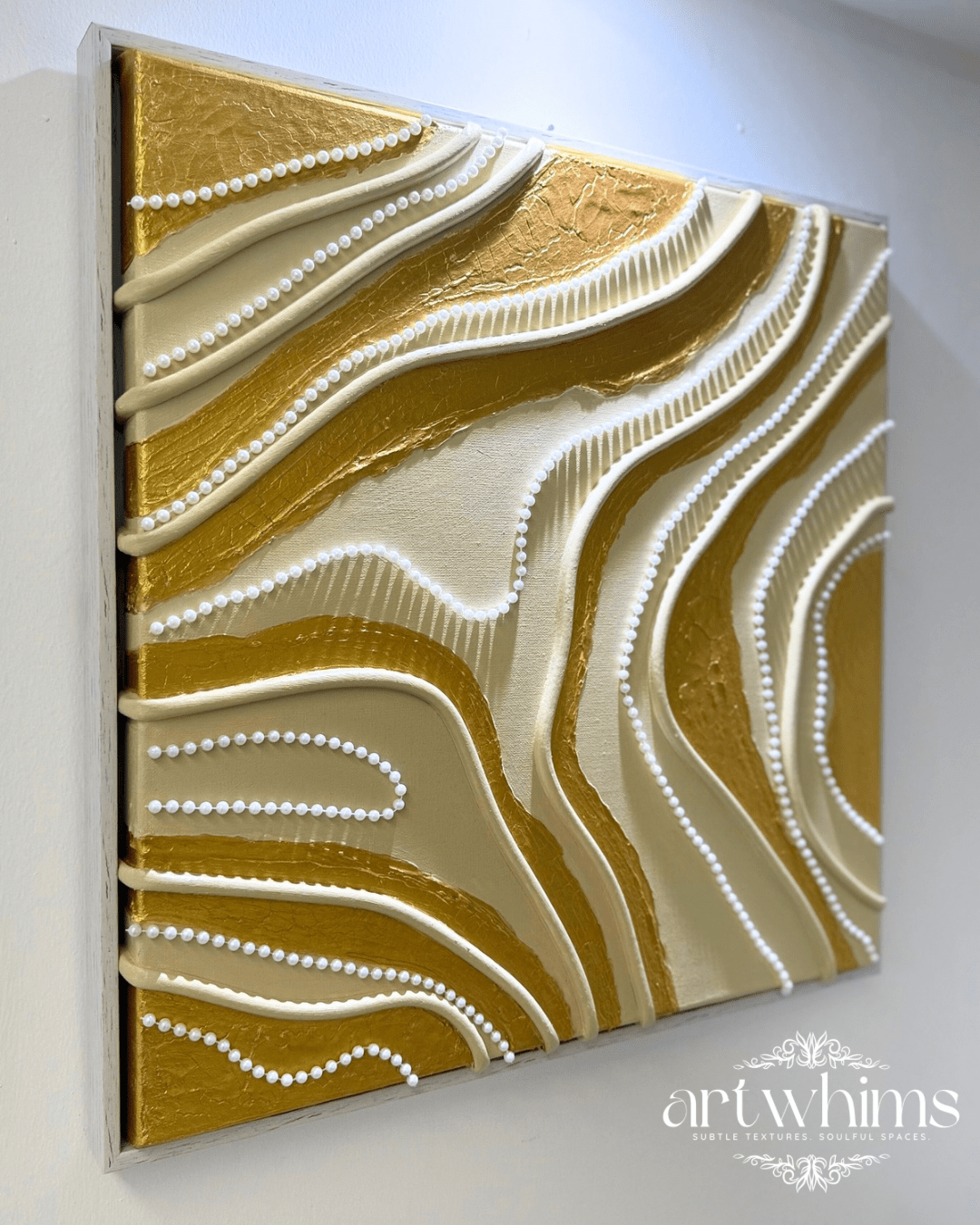 Topo Luxé (Diptych) - Art Whims | Handcrafted Textured Art for Inspired Spaces